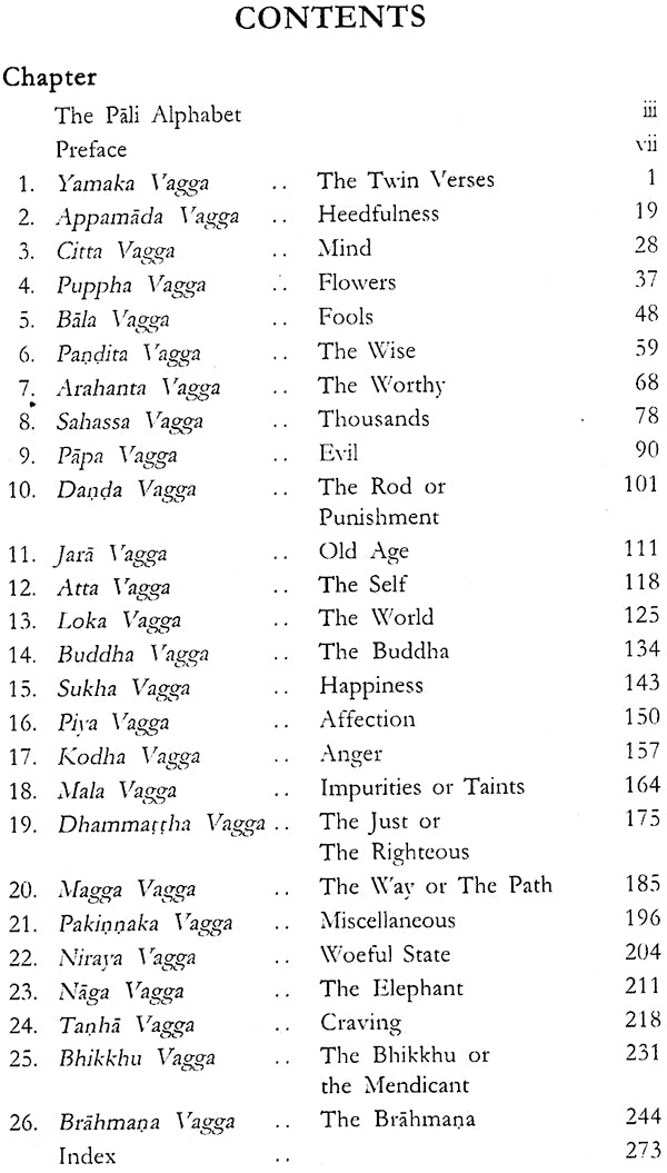 The Dhammapada (Pali Text and Translation with Stories in Brief and Notes)