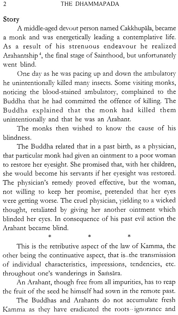 The Dhammapada (Pali Text and Translation with Stories in Brief and Notes)