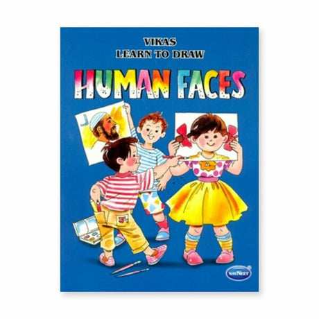 Navneet Learn to Draw Human Faces Book - Retail Maharaj
