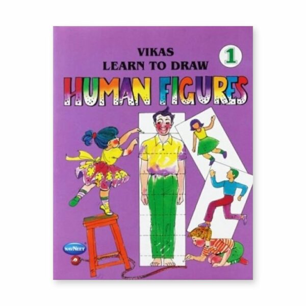 Navneet Learn to Draw Human Figures Book 1 - Retail Maharaj