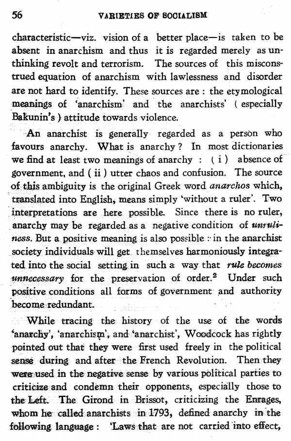 Varieties of Socialism (An Old and Rare Book)