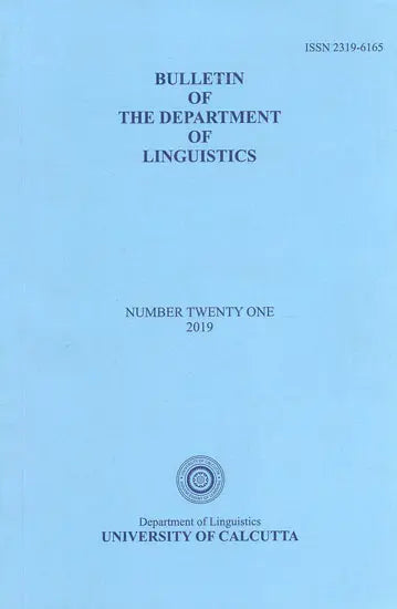 Bulletin of the Department of Linguistics- Number Twenty One, 2019
