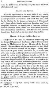 Hadith Literature (Its Origin, Development, Special Features and Criticism)