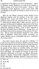 Hadith Literature (Its Origin, Development, Special Features and Criticism)