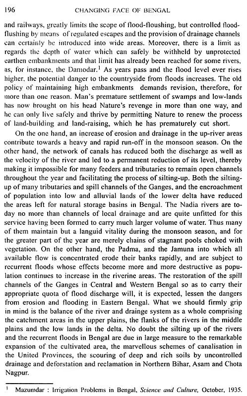 The Changing Face of Bengal - A Study in Riverine Economy