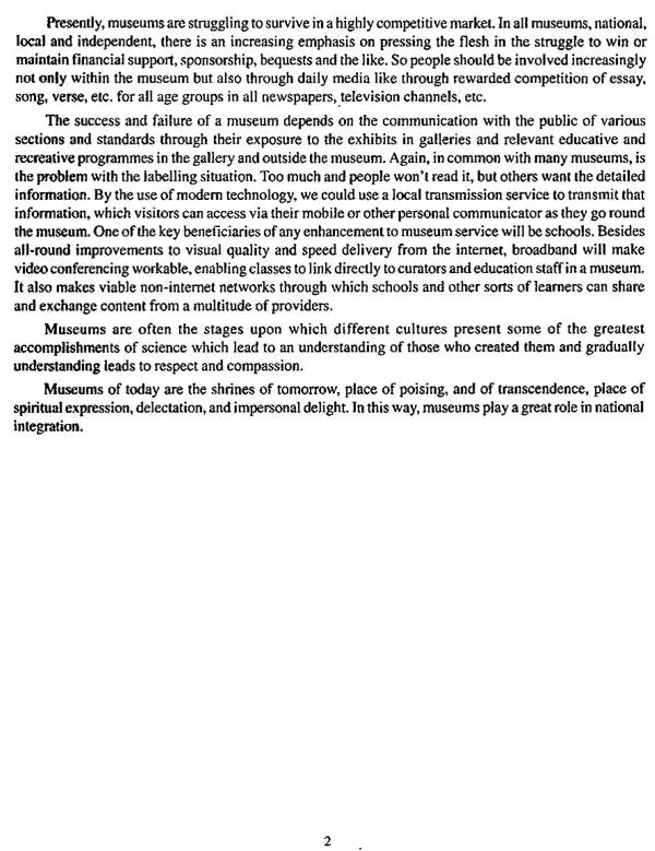 Journal of the Department of Museology- Volume: One (An Old Book)