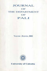 Journal of The Department of Pali (Vol-XI, 2002)