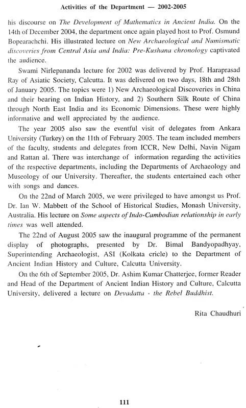 Journal of Ancient Indian History - Volume XXII (2003-2004, Amarendranath Lahiri Memorial Volume)