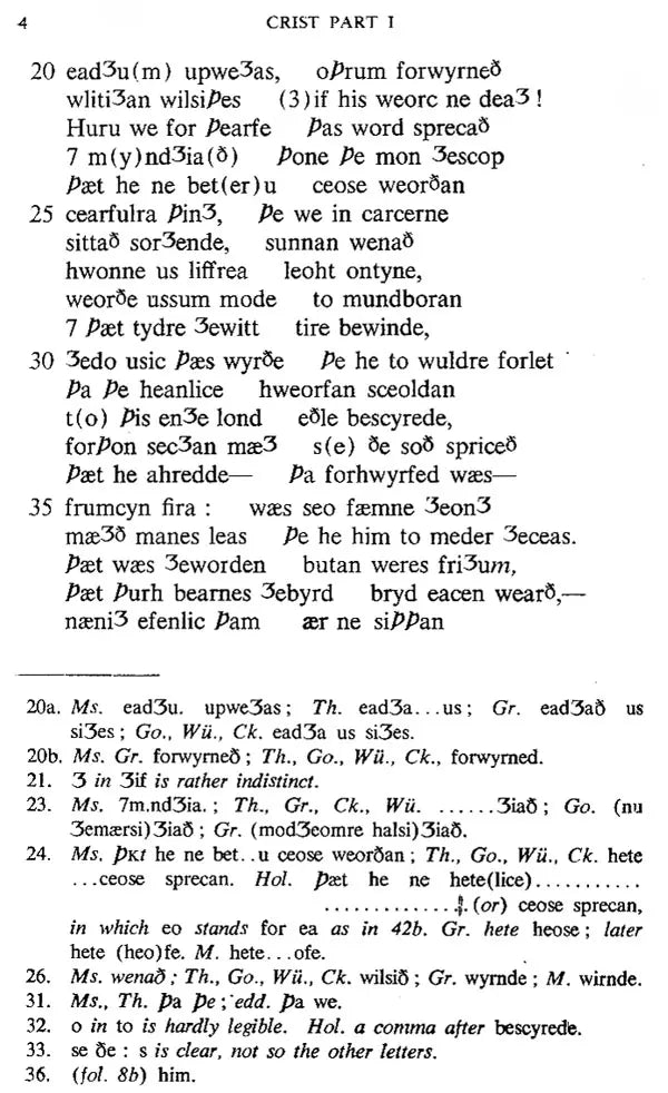 Crist- Parts I & II (An Old and Rare Book)