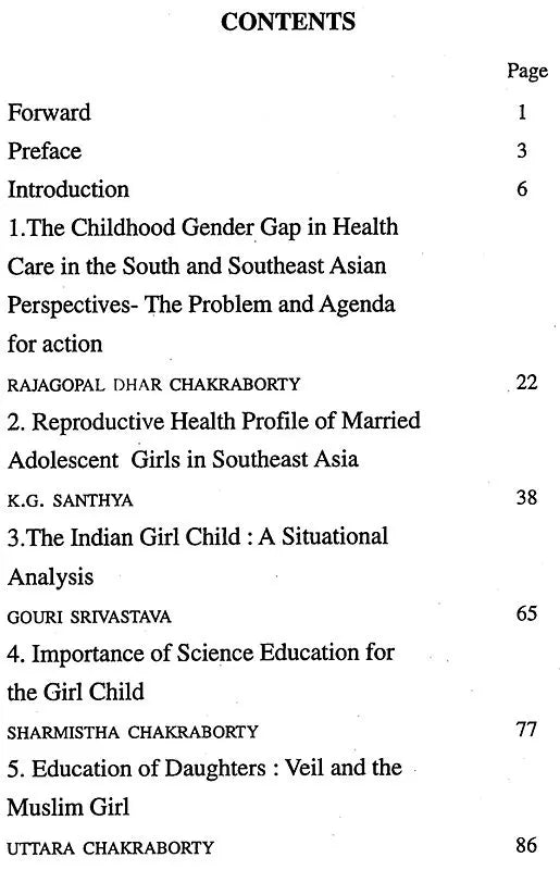 Girls in the Twilight Zone- South and Southeast Asian Scenario
