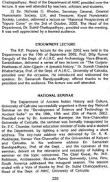 Journal of Ancient Indian History- Vol. XXI, 2000-2002 (Kalyan Kumar Dasgupta Memorial Volume)