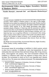 Indian Journal of Educational Research: Peer Reviewed - Volume IV (Old Book)
