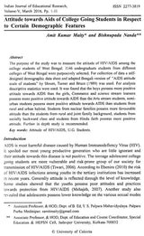 Indian Journal of Educational Research: Peer Reviewed- Volume V