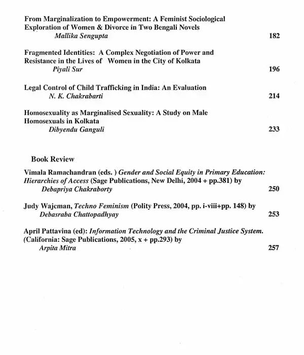 Journal of The Department of Sociology (An Old and Rare Book)