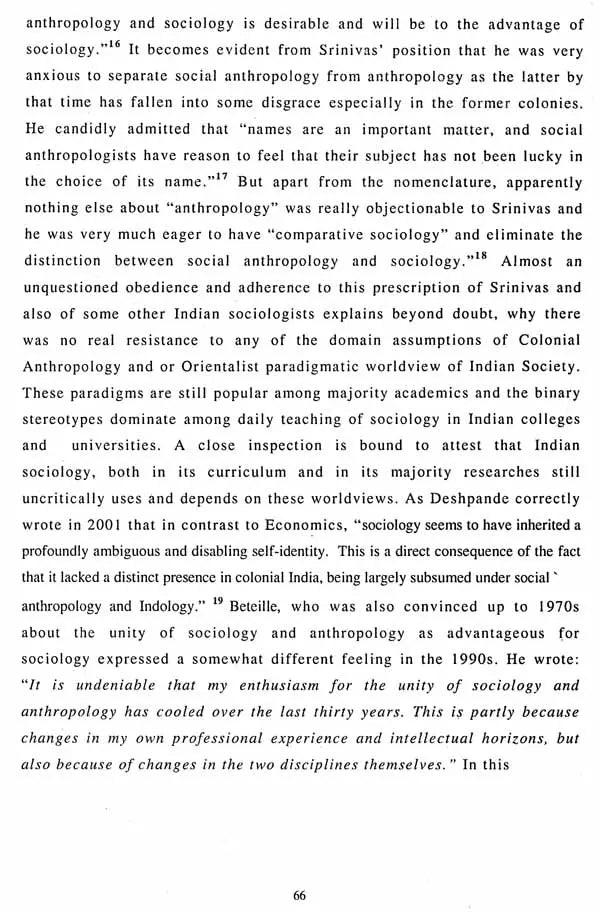 Journal of The Department of Sociology (An Old and Rare Book)