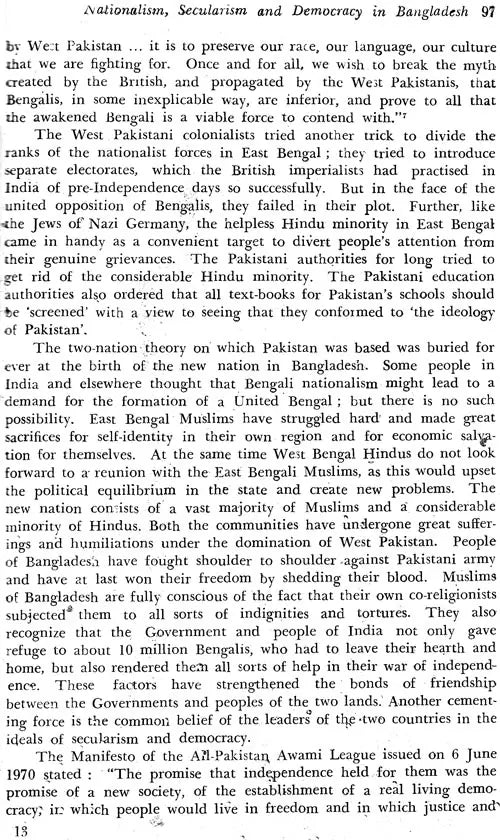 A Nation is Born- Papers Presented at the International Seminar On Bangladesh Held in Calcutta in April 1972 and Reports of the Proceedings (An Old and Rare Book)