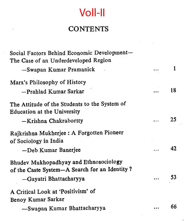 Journal of The Department of Sociology - Set of 4 Volumes (An Old and Rare Book)