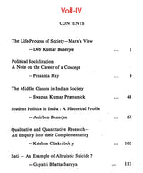 Journal of The Department of Sociology - Set of 4 Volumes (An Old and Rare Book)