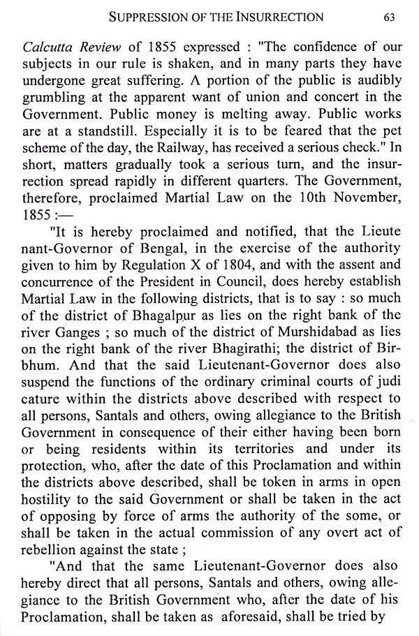 The Santal Insurrection of 1855-57