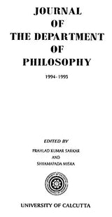 Journal of The Department of Philosophy 1994-1995