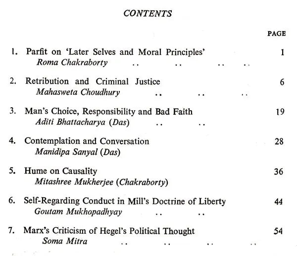 Journal of The Department of Philosophy 1994-1995