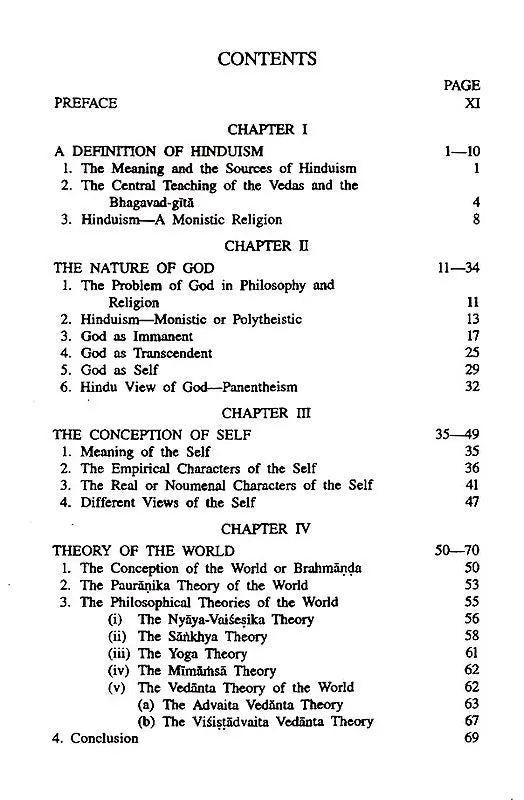 The Fundamentals of Hinduism (A Philosophical Study)