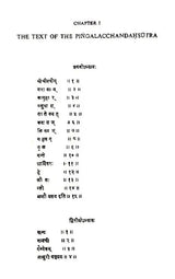 Pingalacchandahsutra A Study