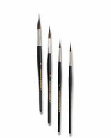 Stationerie Extended Needle Point Liner Brush Set of 4 - Retail Maharaj