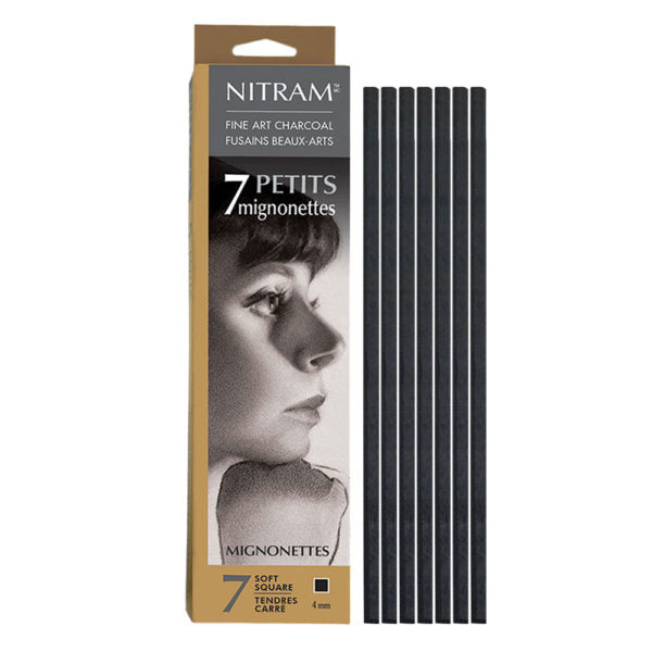Nitram Mignonette Extra Soft Charcoal Baton Refills - Retail Maharaj
