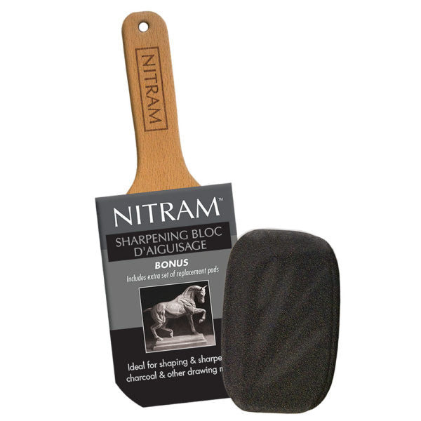Nitram Sharpening Bloc for Charcoal and Drawing Media - Retail Maharaj