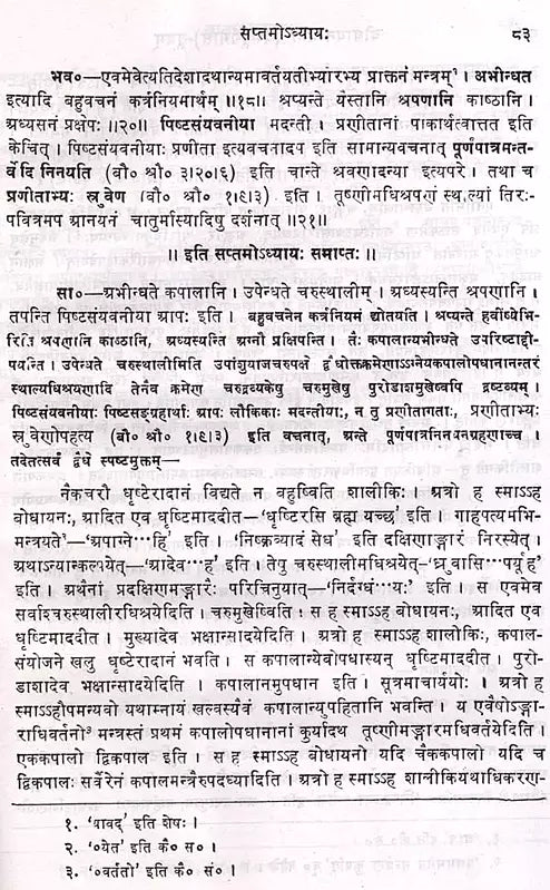 Baudhhayan Srauta Sutram with the Commentaries of Bhava Swami and Sayanacharya - Retail Maharaj