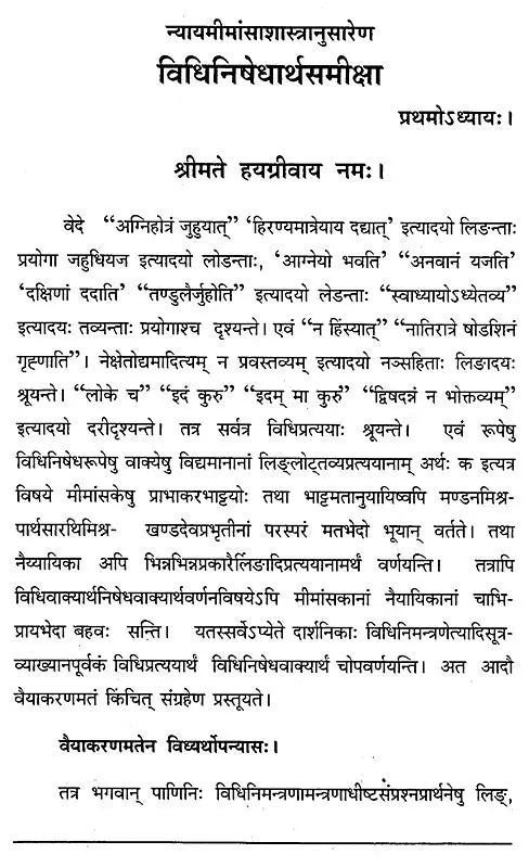 The Meaning of Vidhi and Nishedha (Dharmasastra) - Retail Maharaj