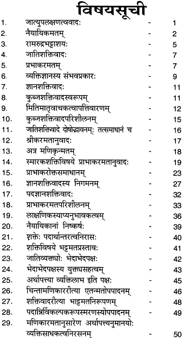 Saktivadastha Vicara Sangrahah - Retail Maharaj