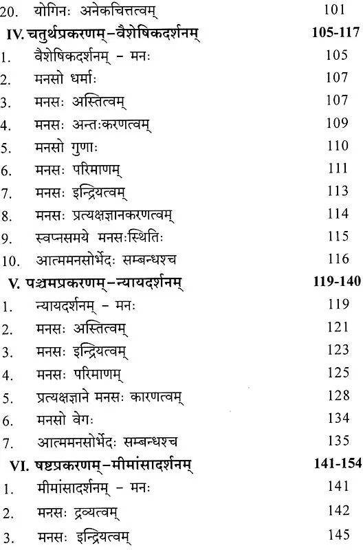 Darshaneshu Manastattva Parishilanam The Mind in The Systems of Indian Philosophy - Retail Maharaj