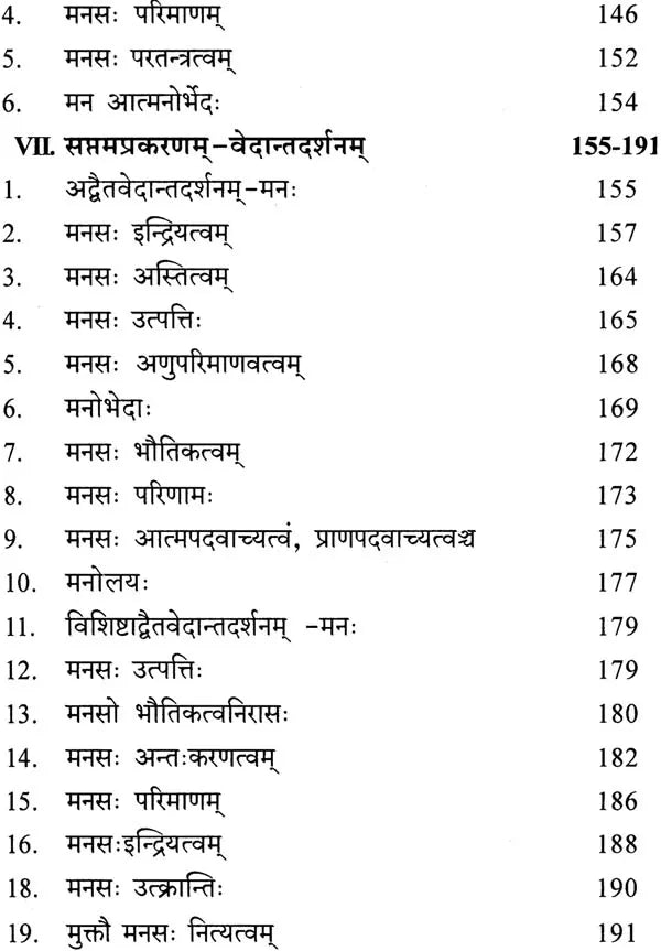 Darshaneshu Manastattva Parishilanam The Mind in The Systems of Indian Philosophy - Retail Maharaj