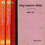 Commentary on Vishnu Sahasranama (Sanskrit & Hindi Translation) – Set of 4 Volumes - Retail Maharaj