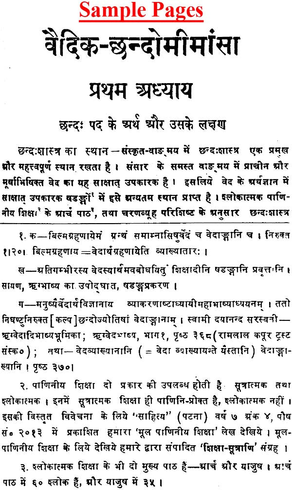 Vaidik Chhand Mimansa: Metres in The Vedas - Retail Maharaj
