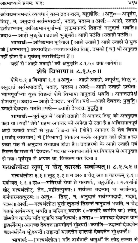 Astadhyayi Bhashya (Set of 3 Volumes) - Retail Maharaj