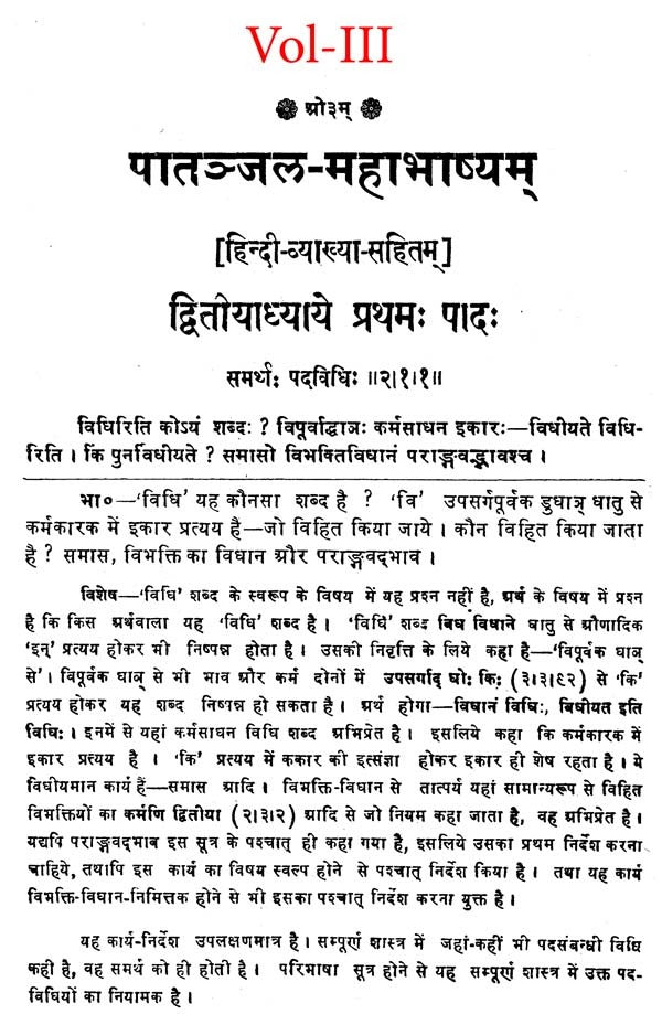 Mahabhashya With Explanation In Hindi (Set of 10 Books) - Retail Maharaj