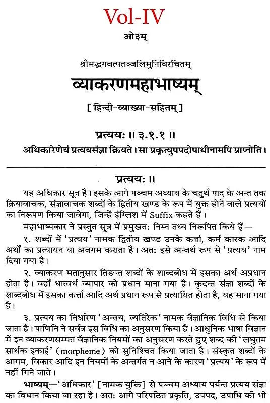 Mahabhashya With Explanation In Hindi (Set of 10 Books) - Retail Maharaj
