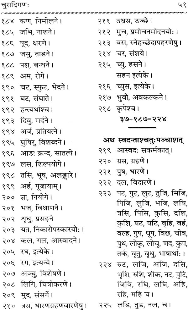 Dhatu Patha - Retail Maharaj
