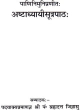 Ashtadhyayi Sutra Path - Retail Maharaj