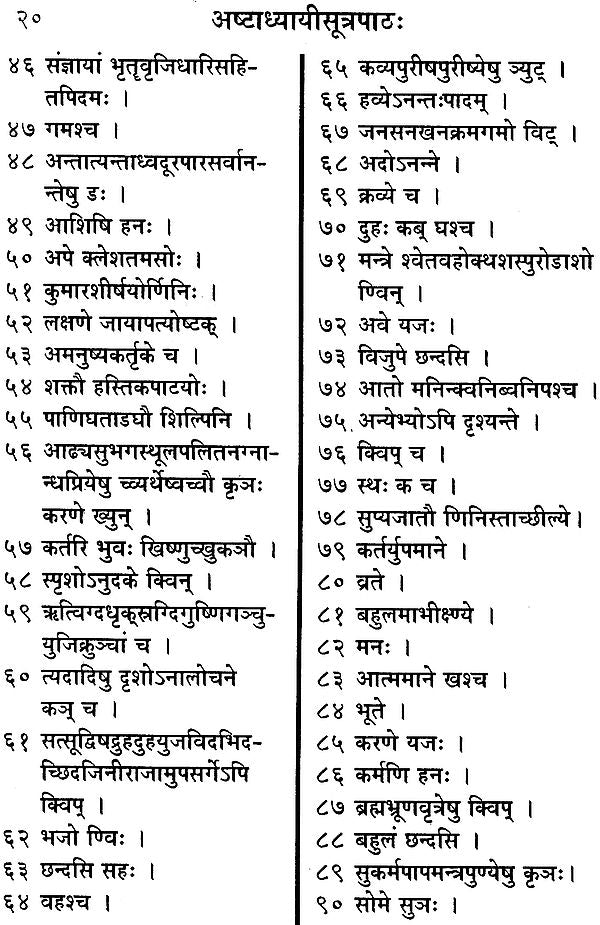 Ashtadhyayi Sutra Path - Retail Maharaj