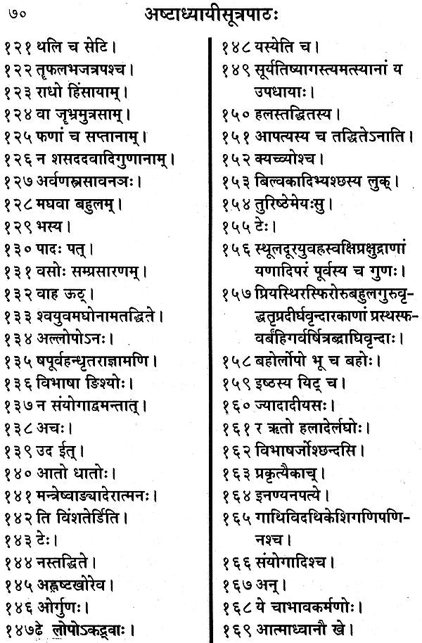Ashtadhyayi Sutra Path - Retail Maharaj