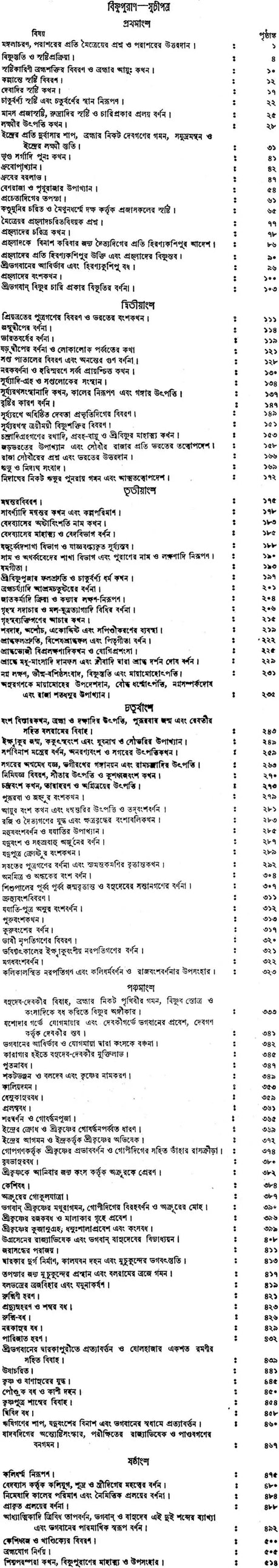 Visnu Purana (Bengali) - Retail Maharaj