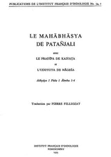 Le Mahabhasya De Patanjali: Avec Le Pradipa De Kaiyata et L'Uddyota De Nagesa - Retail Maharaj