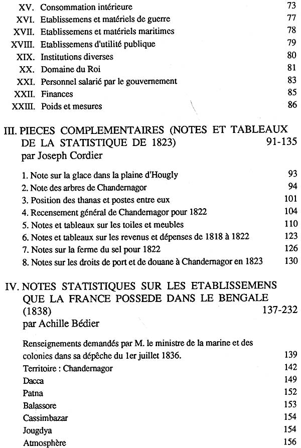 Statistiques de Chandernagor – 1823, 1827, 1838 (An Old and Rare Book) - Retail Maharaj