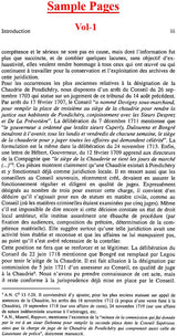 Jugements du Tribunal de la Chaudrie de Pondichéry 1766–1817 (Set of 2 Volumes) - Retail Maharaj