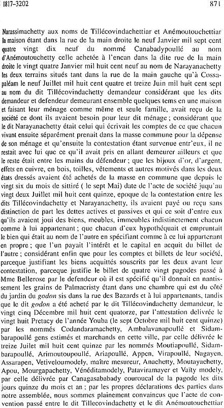 Jugements du Tribunal de la Chaudrie de Pondichéry 1766–1817 (Set of 2 Volumes) - Retail Maharaj