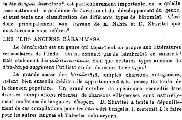 Barahmasa: Les Chansons Des Douze Mois Dans Les Littératures Indo-Aryennes (An Old and Rare Book) - Retail Maharaj